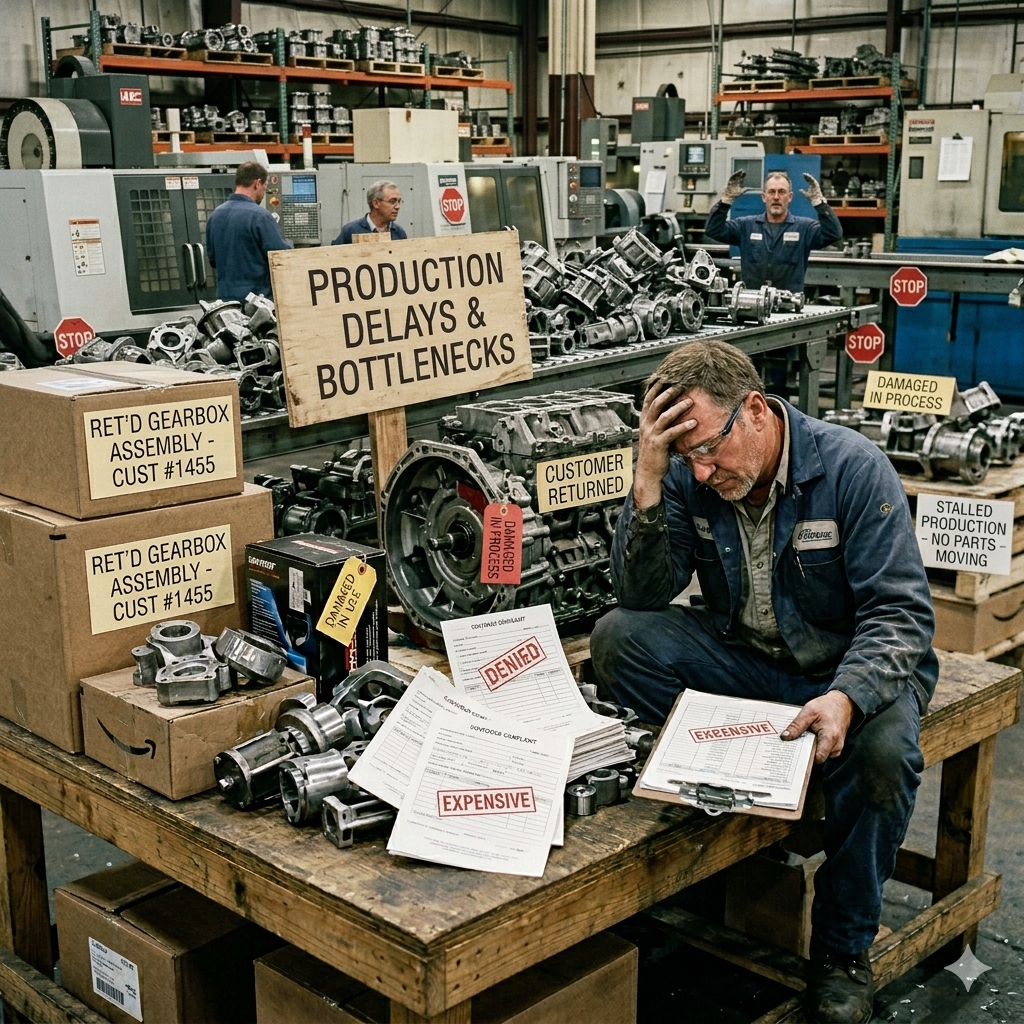 Production delays and bottlenecks