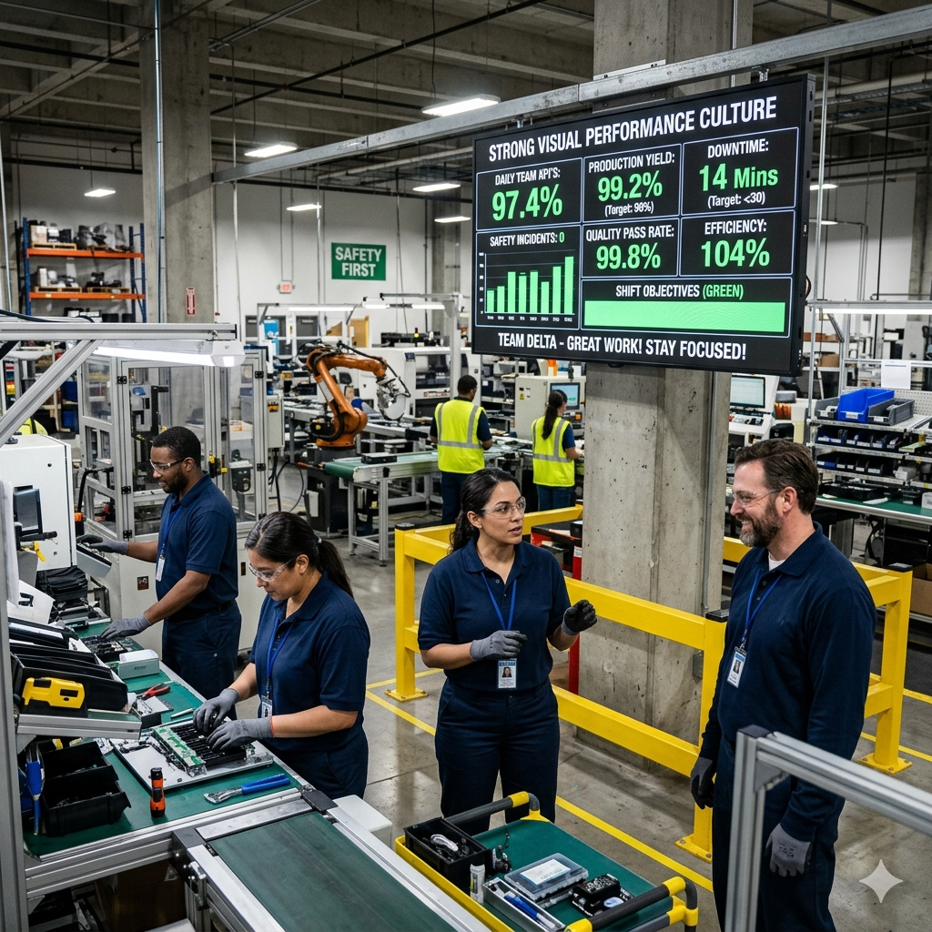 Strong visual performance culture