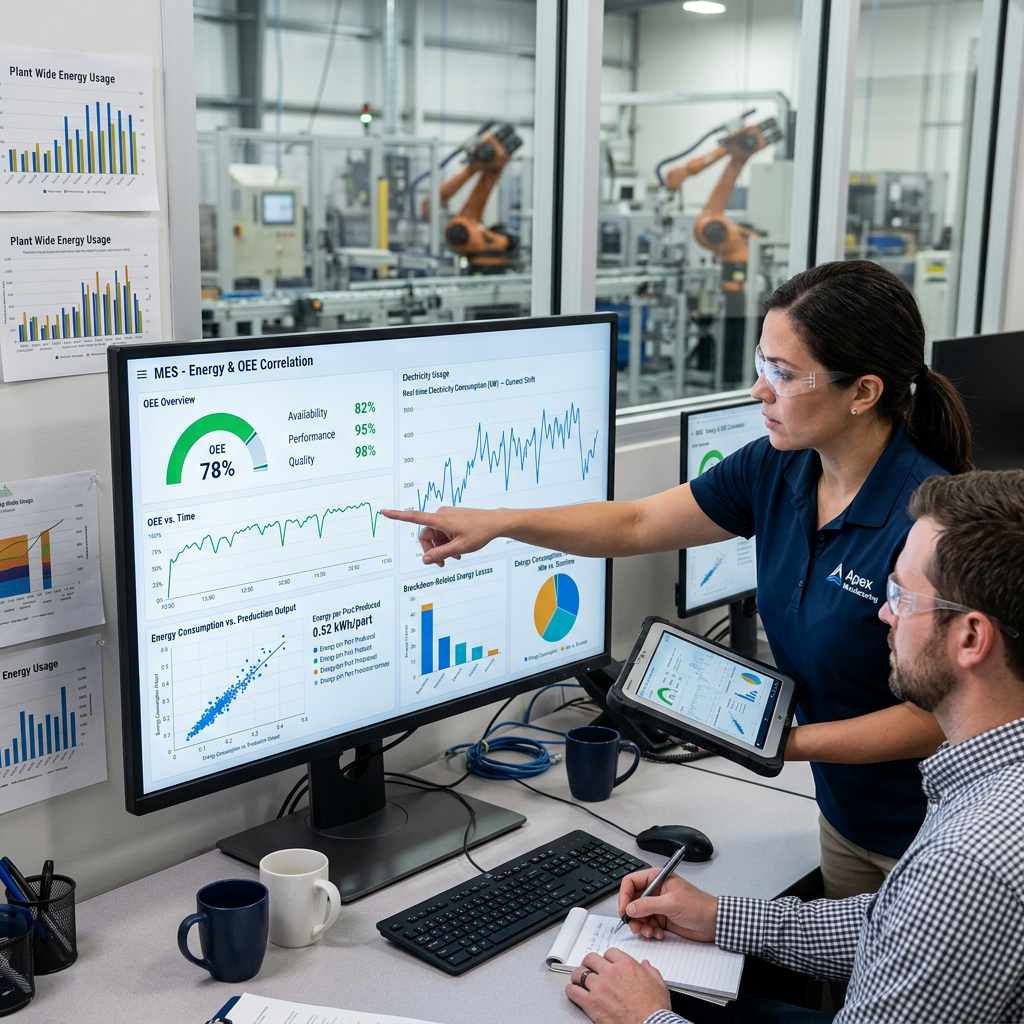 MES Integration with OEE