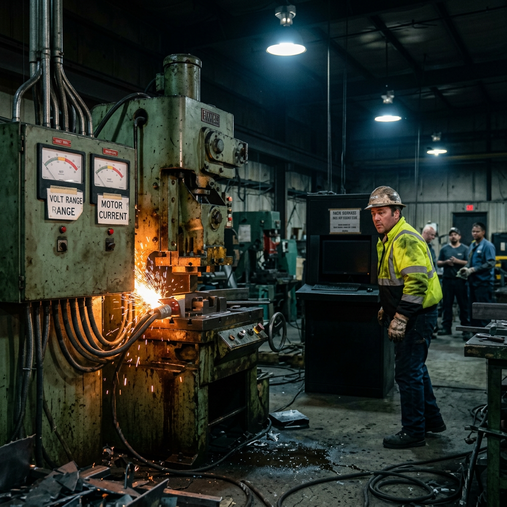 High idle machine power consumption