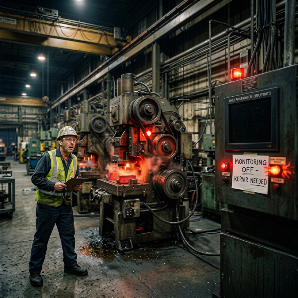 Poor machine energy efficiency