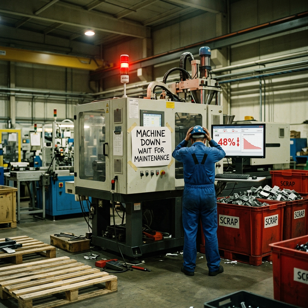 Reduced OEE (Overall Equipment Effectiveness)